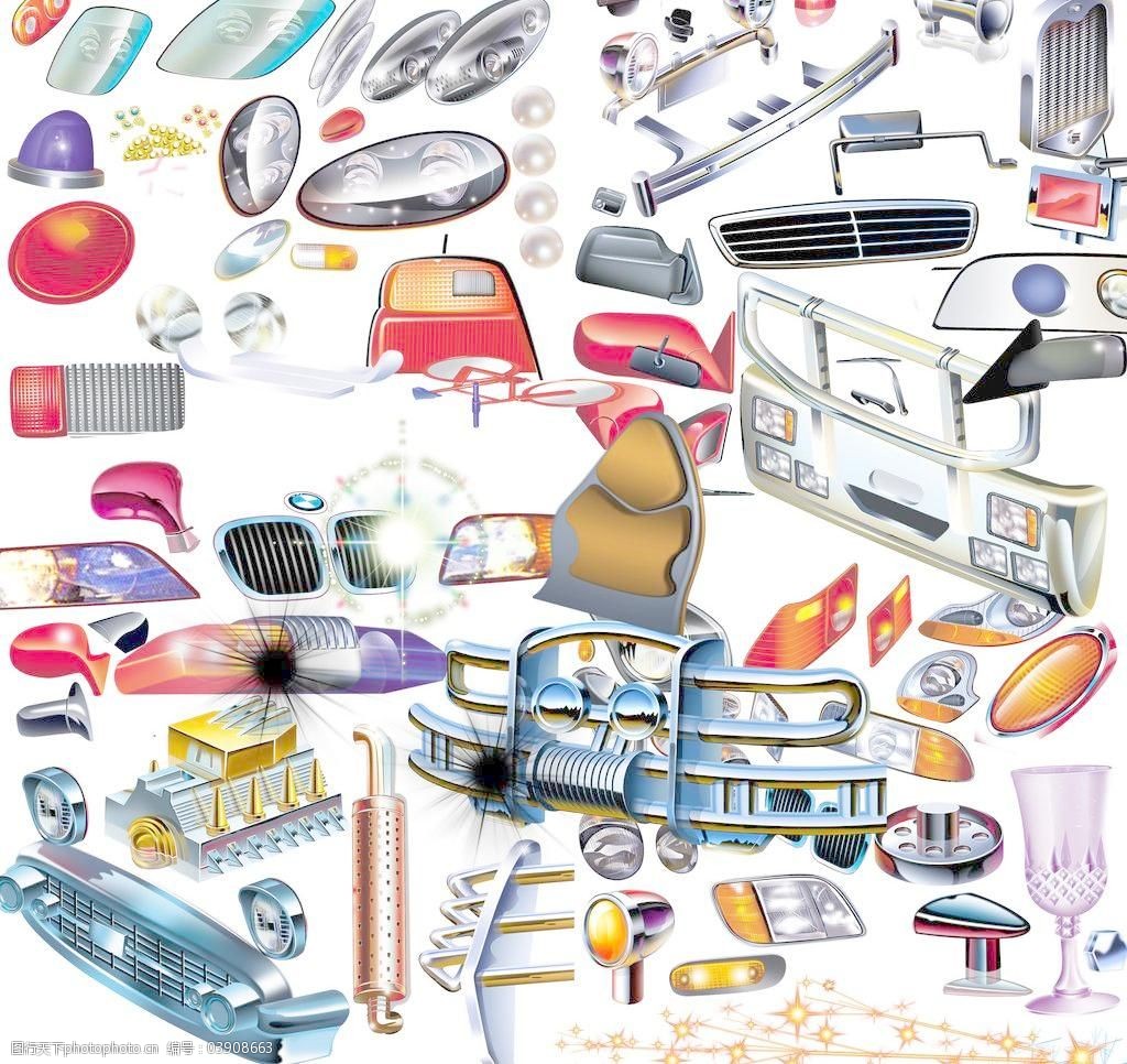 汽車配件素材圖片